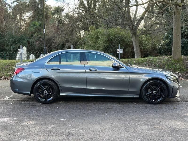 Used Mercedes C220 AMG line 2019 Grey Sedan