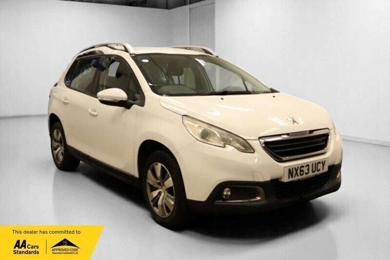 White Used 2013 Peugeot 2008 Active SUV | £3,750 (Good price) - Image 1/4