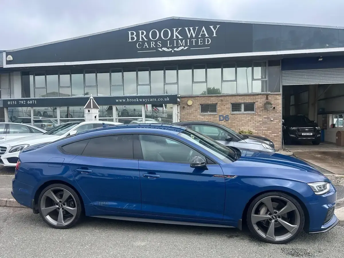 Used Audi A5 Sportback Black Edition 2020 Blue Hatchback