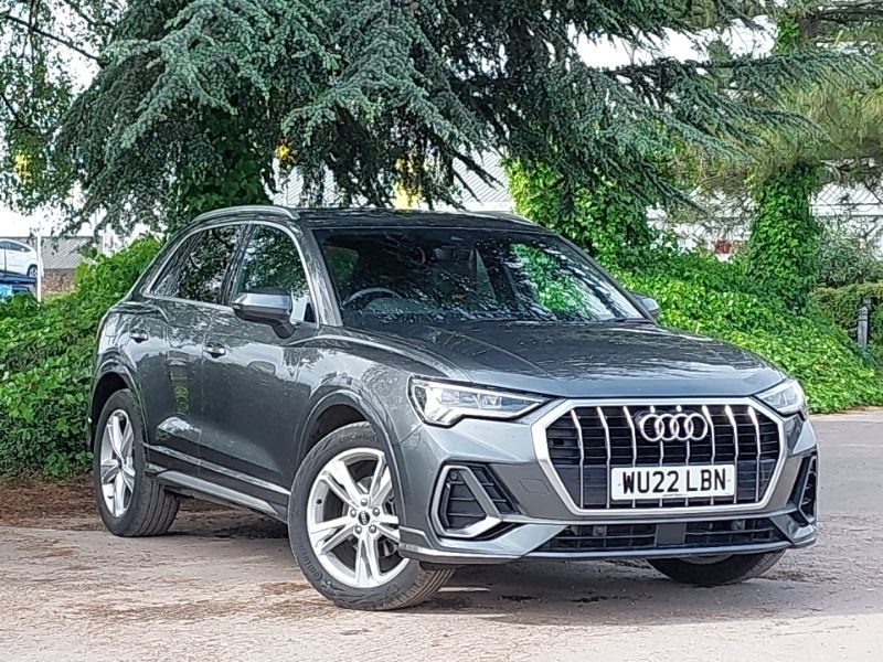 Grey Used 2022 Audi Q3 S-Line SUV | £25,698 (Good price) - Image 1/4