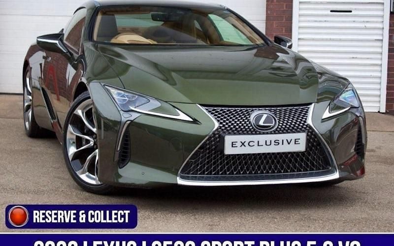 Used Lexus LC 500 Sport Line 464 HP (341 kW) 2022 Green Coupe