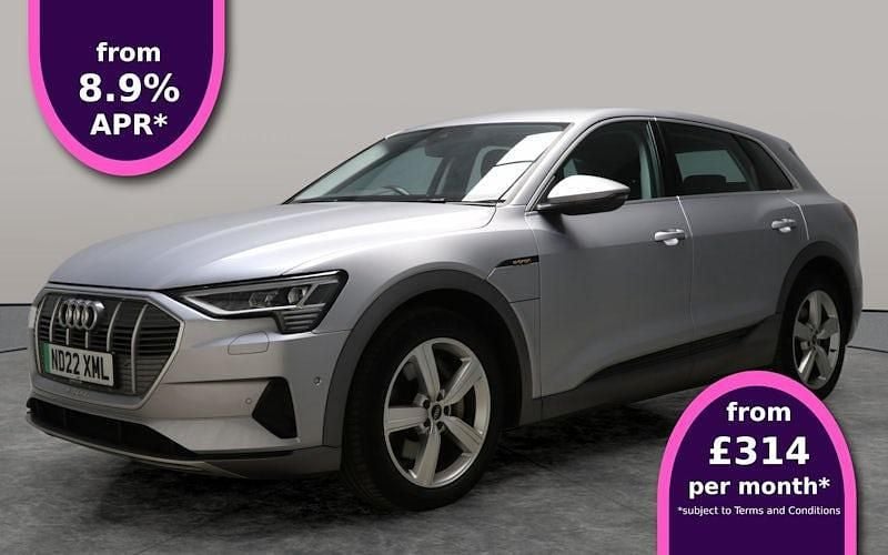Silver Used 2022 Audi e-tron Design SUV | £21,456 (Fair price) - Image 1/3