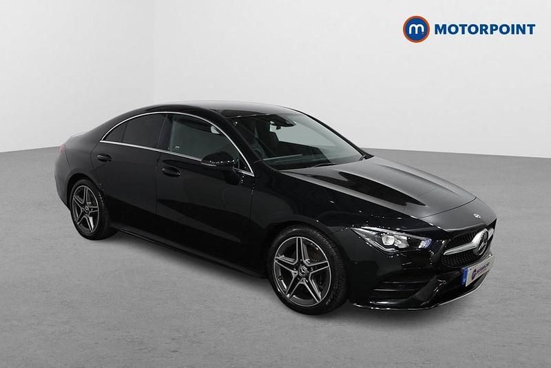 Used Mercedes CLA200 AMG line 2019 Black Coupe