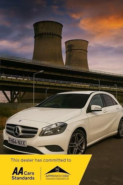 White Used 2014 Mercedes A200 Hatchback | £5,290 (Fair price) - Image 1/3