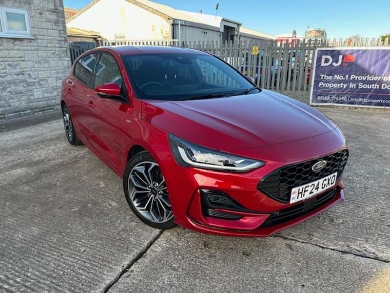 Red Used 2024 Ford Focus ST-Line X Hatchback | £20,975 (A bit pricey) - Image 1/4