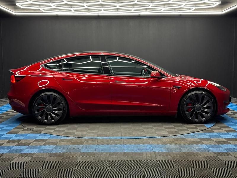 Used Tesla Model 3 Performance 461 kW (627 HP) 2022 Red Sedan