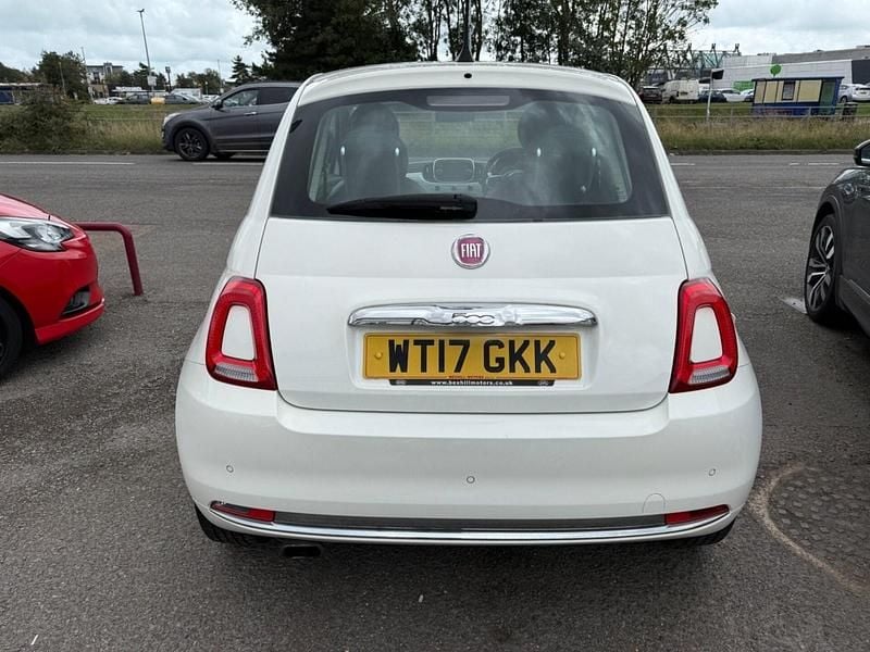 Used Fiat 500 Lounge 69 HP (50 kW) 2017 White Hatchback