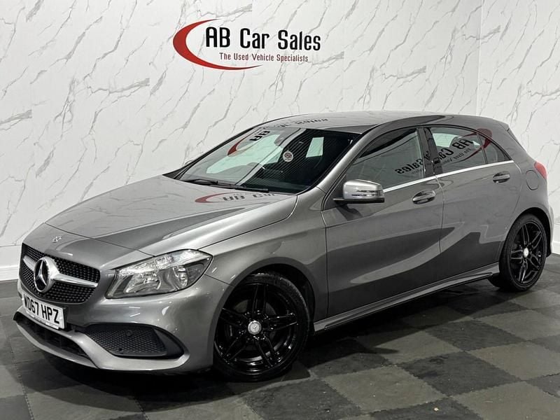Grey Used 2018 Mercedes A180 AMG line Hatchback | £11,299 (Fair price) - Image 1/3