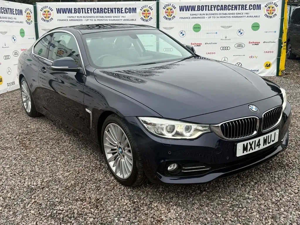 Used BMW 420 Luxury Line 184 HP (135 kW) 2014 Blue Coupe