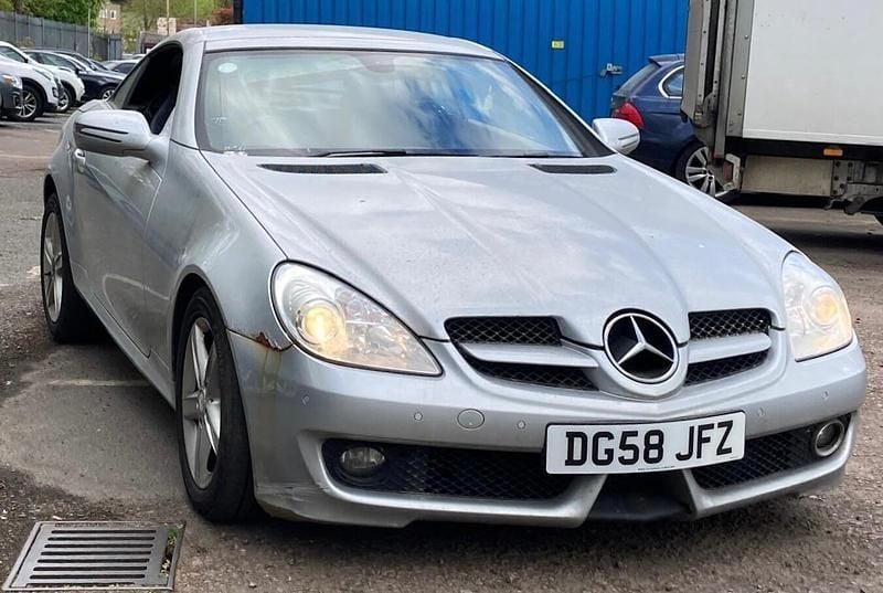 Begagnad Mercedes SLK280 2008 Silver Cab