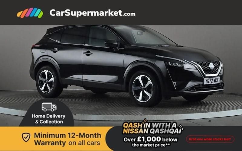 Black Used 2022 Nissan Qashqai N-Connecta SUV | £16,197 (Fair price) - Image 1/3