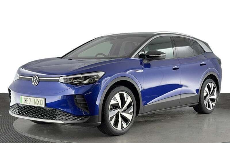 Blue Used 2021 VW ID.4 Edition SUV | £19,370 (Fair price) - Image 1/4