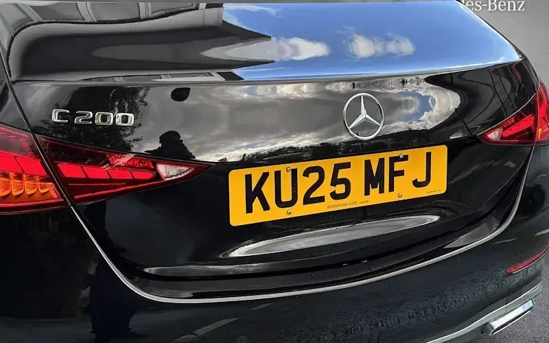 Used Mercedes C200 AMG line 204 HP (150 kW) 2025 Black Sedan