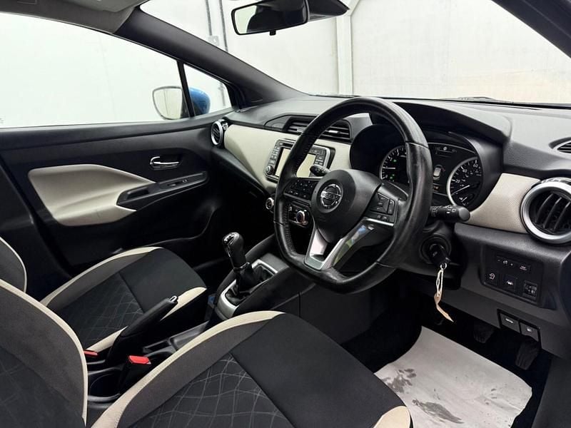 Used Nissan Micra Acenta 90 HP (66 kW) 2017 Blue Hatchback