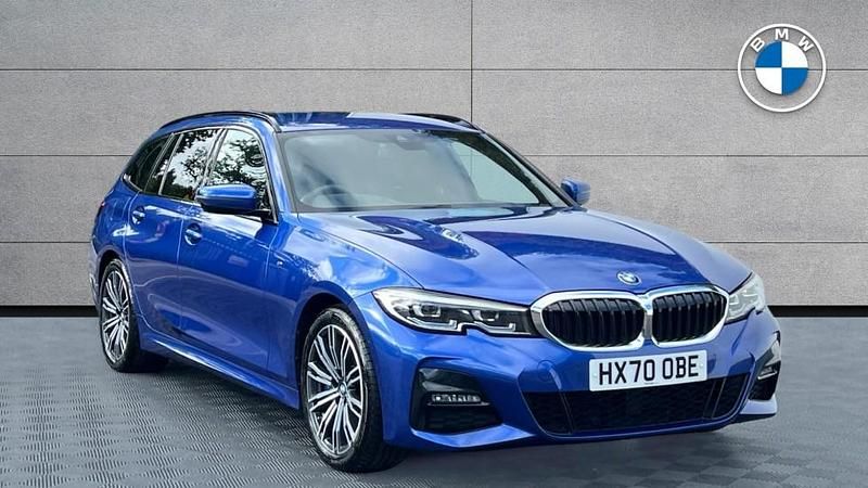 Blue Used 2020 BMW 330 M Sport Estate | £29,594 (Fair price) - Image 1/4