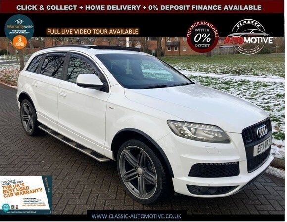 White Used 2011 Audi Q7 S-Line SUV | £13,994 (Expensive) - Image 1/1