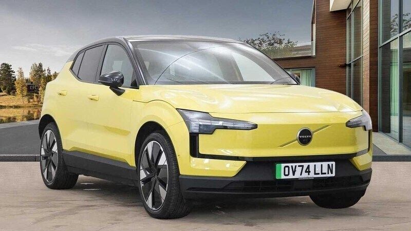 Yellow Used 2024 Volvo EX30 Ultra SUV | £35,750 (Fair price) - Image 1/4