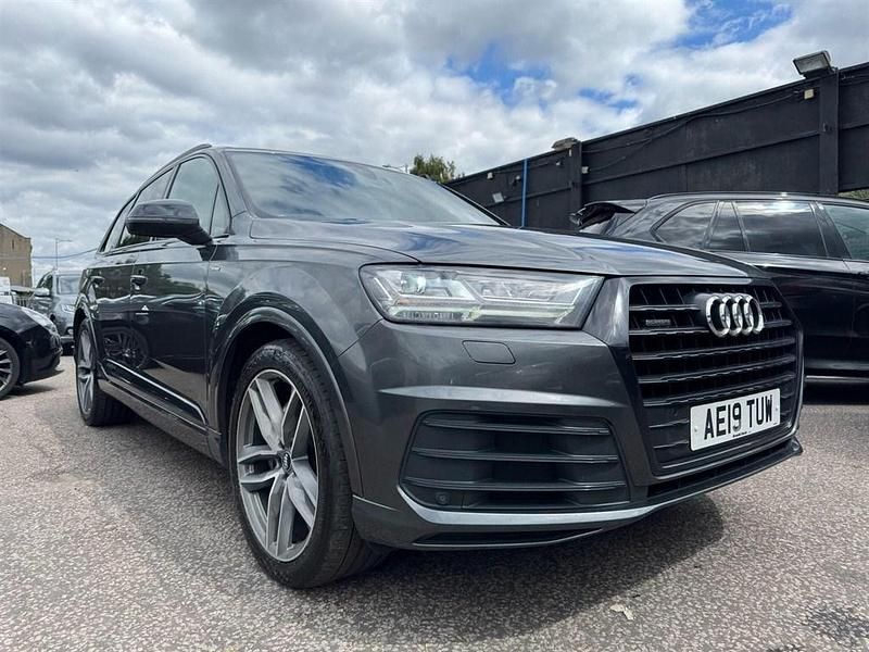 Grey Used 2019 Audi Q7 Black Edition SUV | £24,199 (Super price) - Image 1/4
