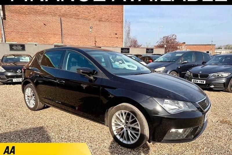 Used Seat Leon SE Dynamic 110 HP (80 kW) 2018 Black Hatchback