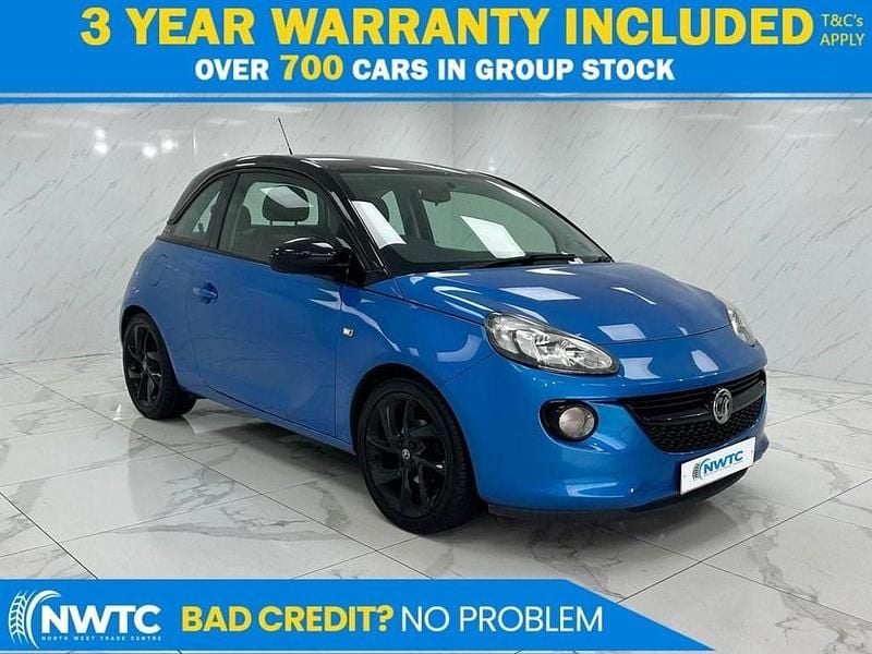 Used Vauxhall Adam S 70 HP (51 kW) 2018 Blue Hatchback