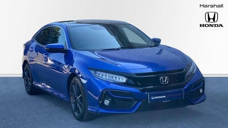 Blue Used 2021 Honda Civic EX Hatchback | £15,930 (Fair price) - Image 1/4