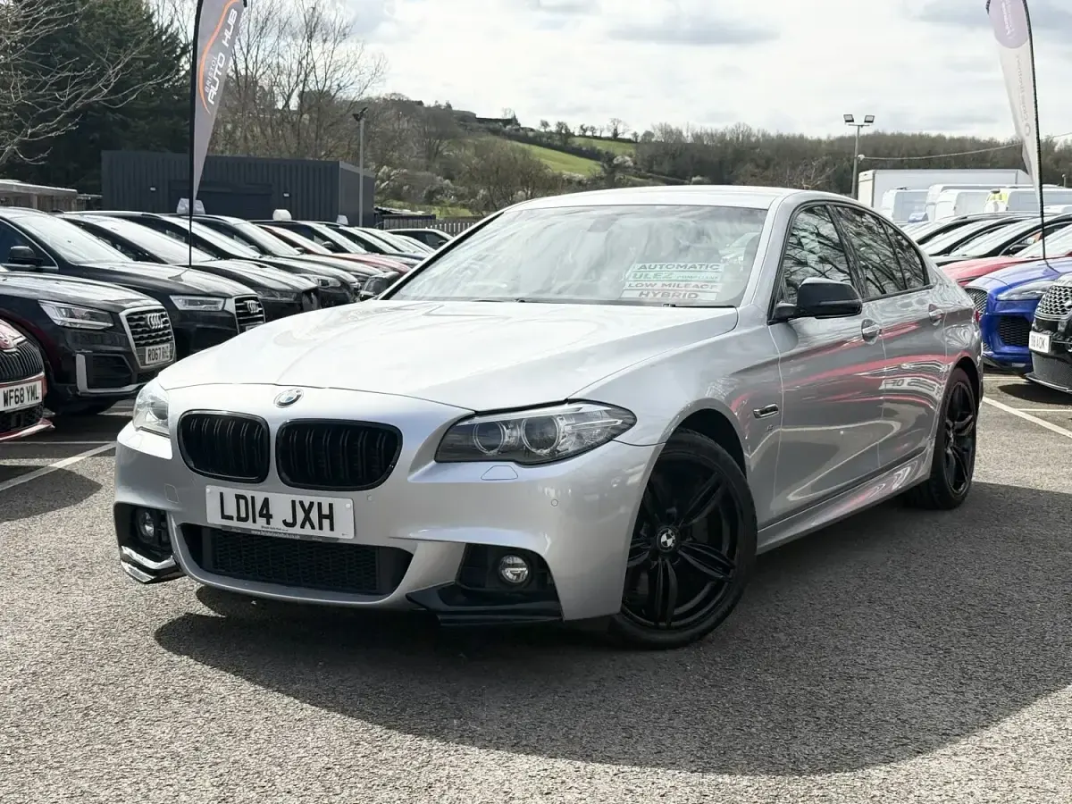 Used BMW ActiveHybrid 5 M Sport 335 HP (246 kW) 2014 Silver Sedan