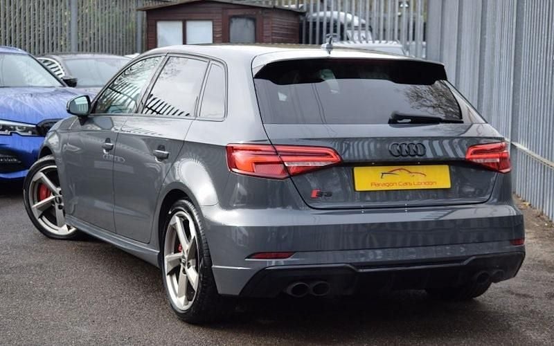 Used Audi S3 Sportback Black Edition 310 HP (228 kW) 2018 Grey Hatchback
