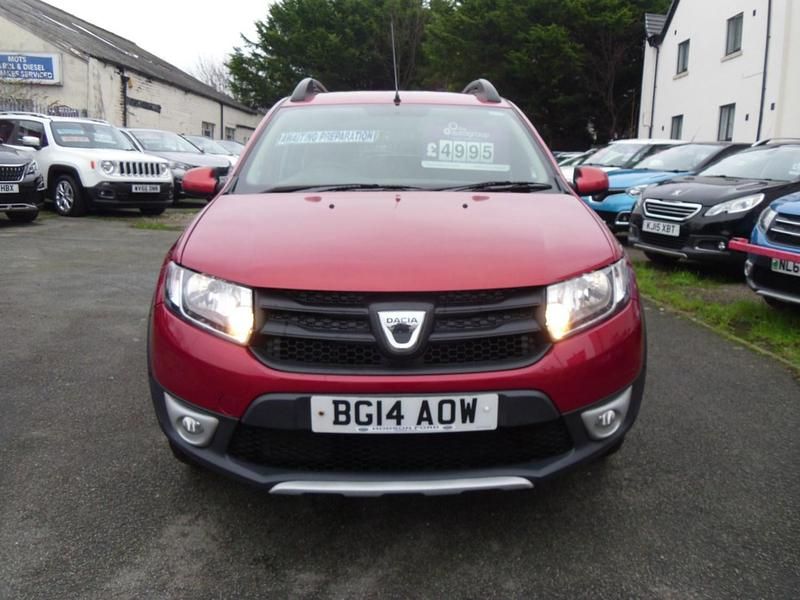 Begagnad Dacia Sandero Ambiance 2014 Röd Halvkombi