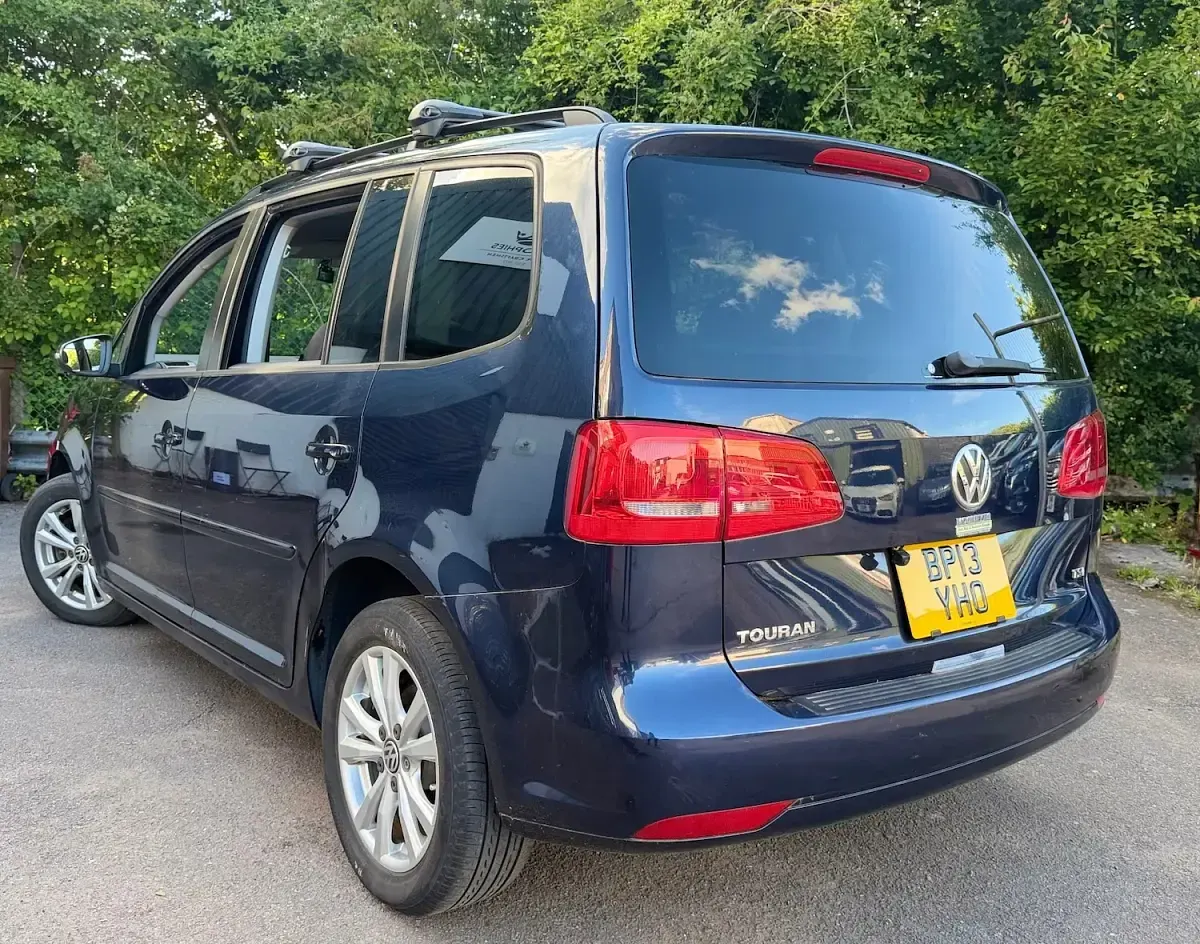 Used VW Touran 150 HP (110 kW) 2013 Blue MPV