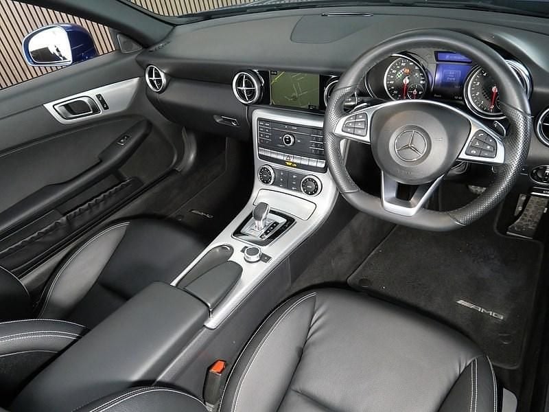 Used Mercedes SLC300 AMG line 2018 Blue Cabriolet