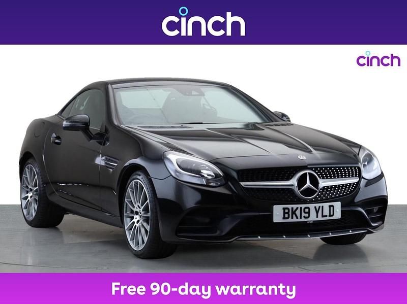 Black Used 2019 Mercedes SLC180 AMG line Cabriolet | £18,509 - Image 1/3