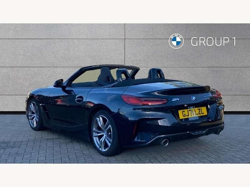 Black sapphire metallic paint Used 2021 BMW Z4 M Sport Cabriolet | £25,495 (Good price) - Image 1/4