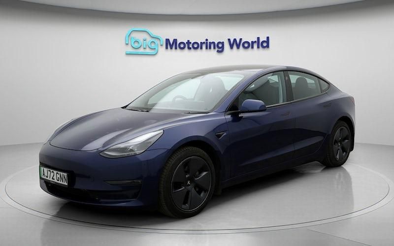 Used Tesla Model 3 Long Range AWD 366 kW (498 HP) 2022 Blue Sedan
