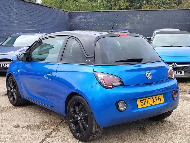 Used Vauxhall Adam 68 HP (50 kW) 2017 Blue Hatchback