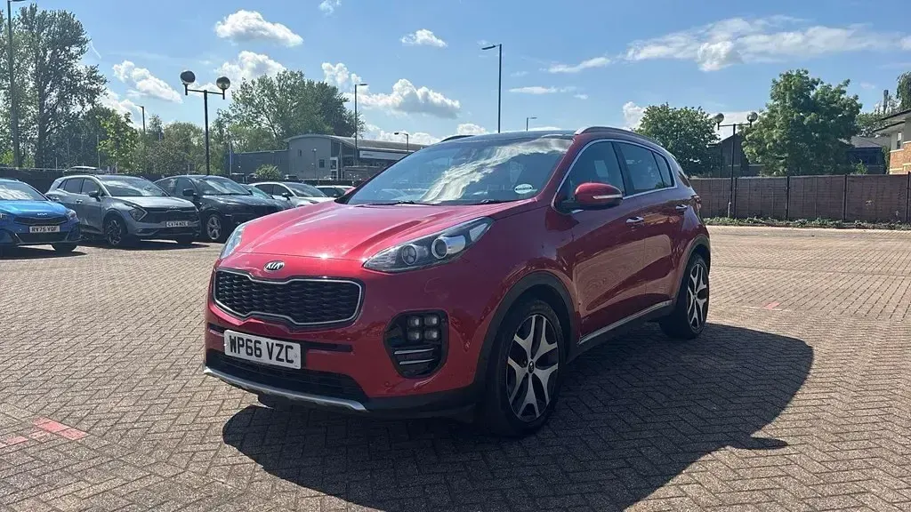 Begagnad Kia Sportage GT-Line S 2017 Röd SUV