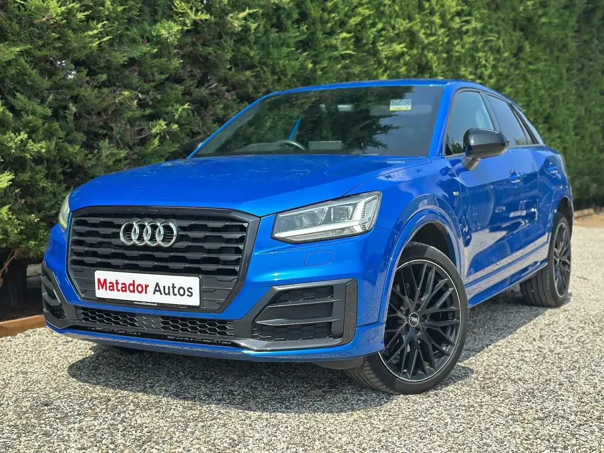 Used Audi Q2 Black Edition 116 HP (85 kW) 2019 Blue SUV
