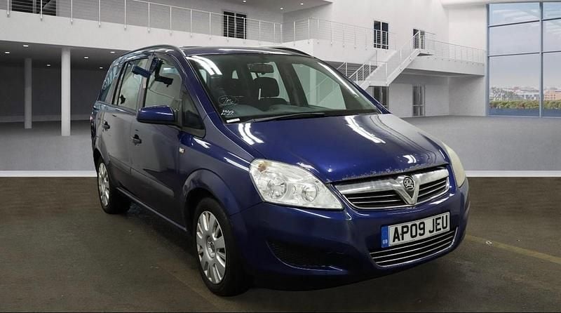 Blue Used 2009 Vauxhall Zafira MPV | £995 (Fair price) - Image 1/4