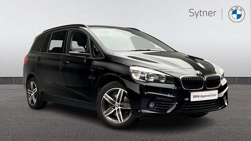 Black Used 2016 BMW 218 Gran Tourer Sport Line MPV | £10,000 (Super price) - Image 1/4