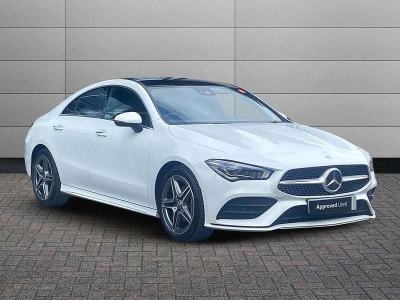 White Used 2022 Mercedes CLA180 AMG Line Premium Plus Sedan | £24,095 (Fair price) - Image 1/4