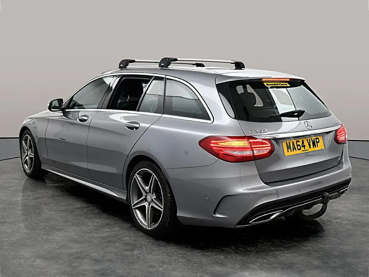 Used Mercedes C250 AMG line 2014 Silver Estate