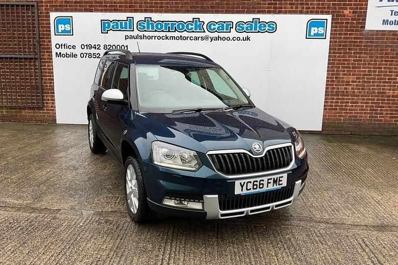 Blue Used 2016 Skoda Yeti SE L SUV | £6,295 (Good price) - Image 1/1