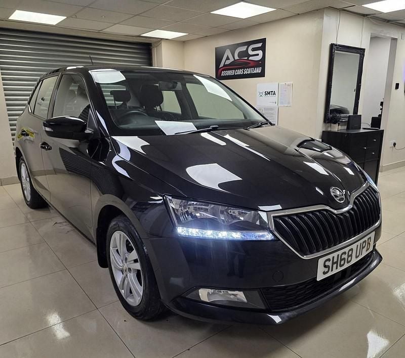Used Skoda Fabia SE 75 HP (55 kW) 2018 Black Hatchback