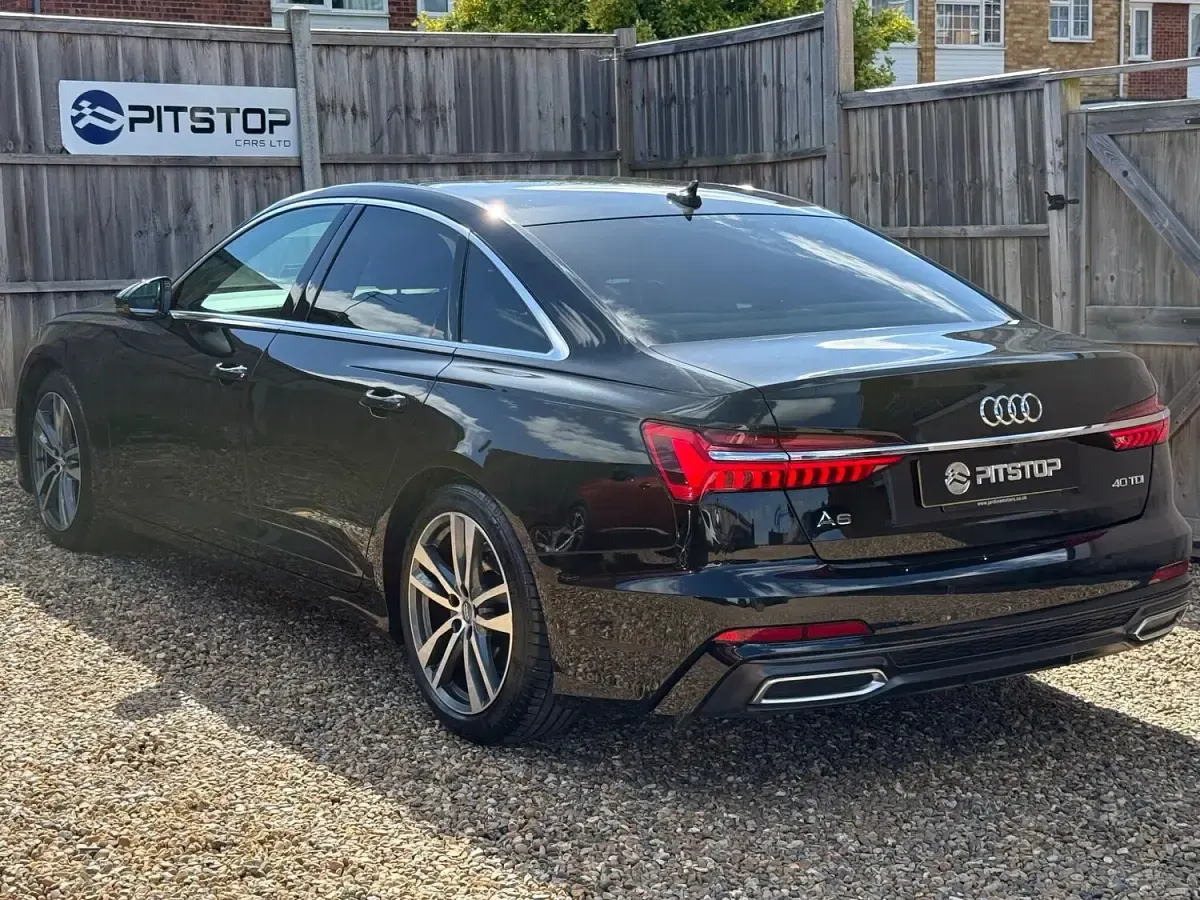 Used Audi A6 S-Line 204 HP (150 kW) 2020 Black Sedan