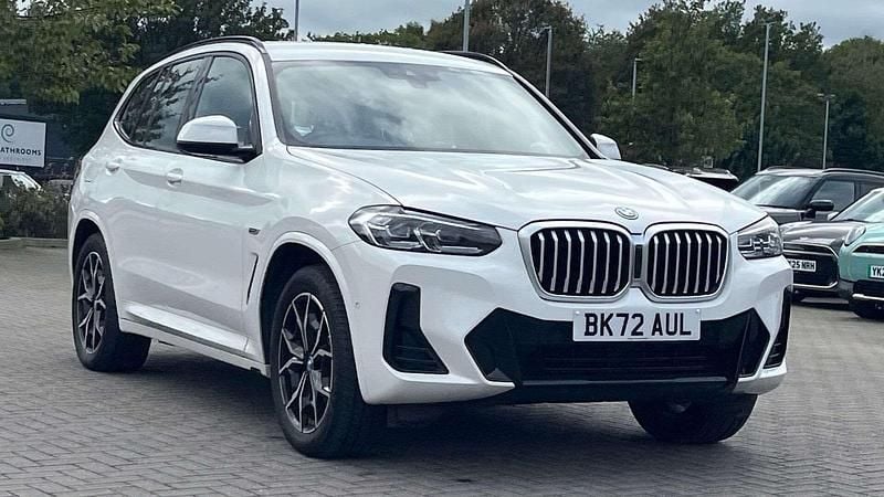 White Used 2022 BMW X3 M Sport SUV | £31,499 (Fair price) - Image 1/3