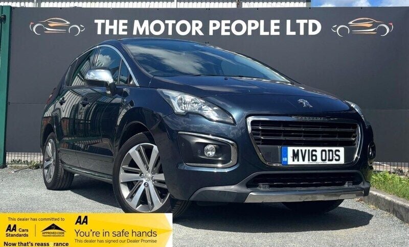 Blue Used 2016 Peugeot 3008 Allure Hatchback | £10,195 (Super price) - Image 1/4