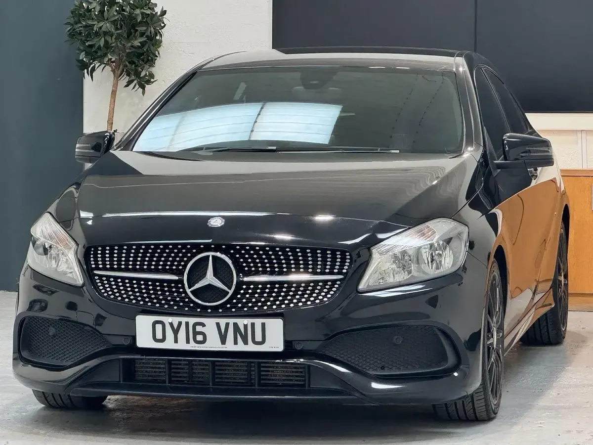 Used Mercedes A220 AMG line 174 HP (127 kW) 2016 Black Hatchback