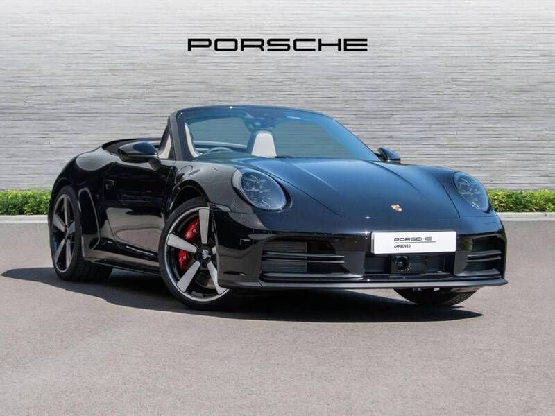 Jet black metallic New 2025 Porsche 911 Carrera S Cabriolet | £154,992 - Image 1/4