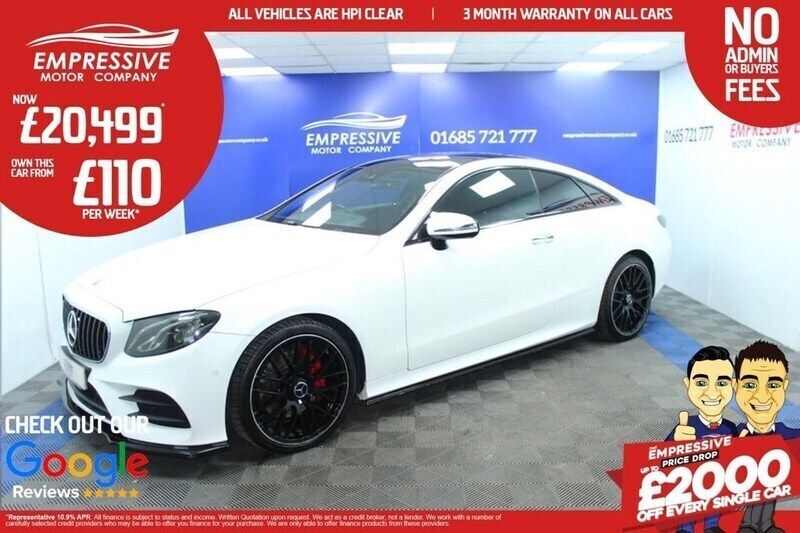 White Used 2018 Mercedes E220 AMG line Coupe | £20,499 (Fair price) - Image 1/4