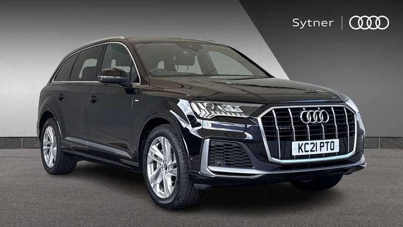 Black Used 2021 Audi Q7 S-Line SUV | £37,500 (Fair price) - Image 1/4