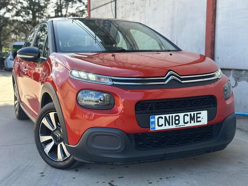 Used Citroën C3 Feel 2018 Orange Hatchback